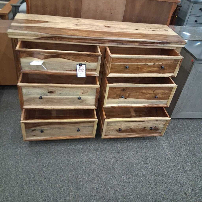 Sheesham 6 Dwr Dresser (New)
