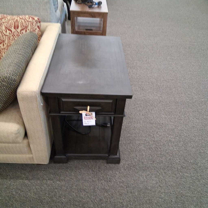 Black Power End Table