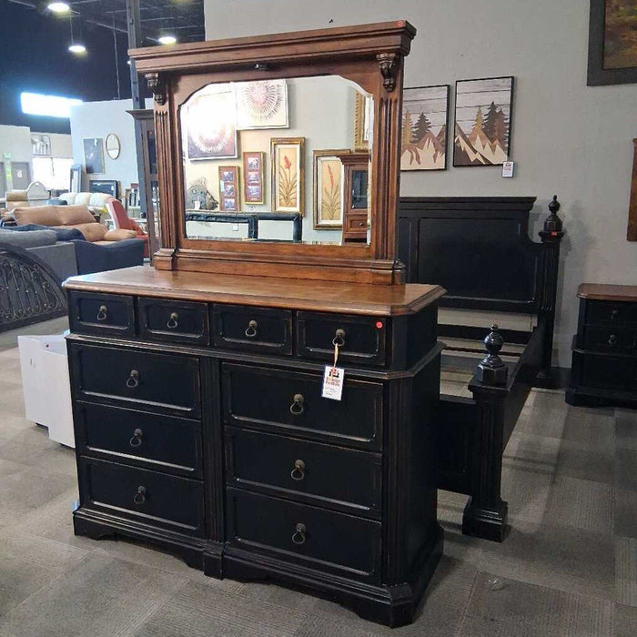 Rowley Crk CK/EK 6 Pc Black Bedroom Set