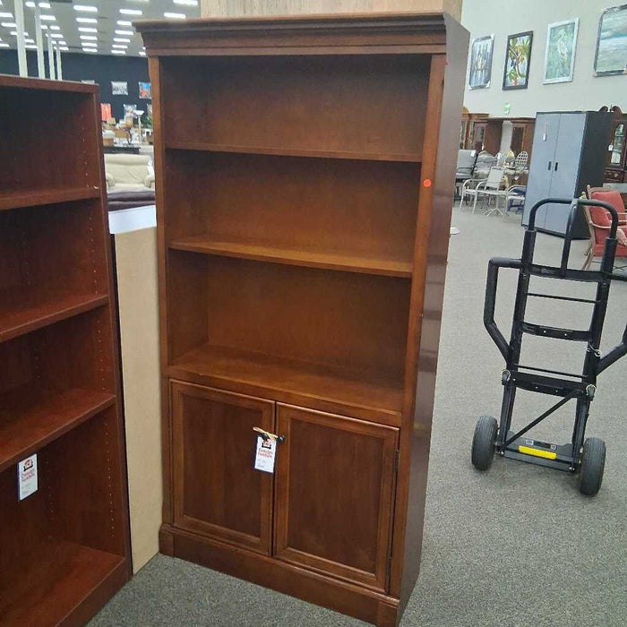Tall Cherry Bookshelf