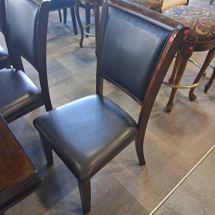Brown Industrial Dining Table w/ 1L 8Ch
