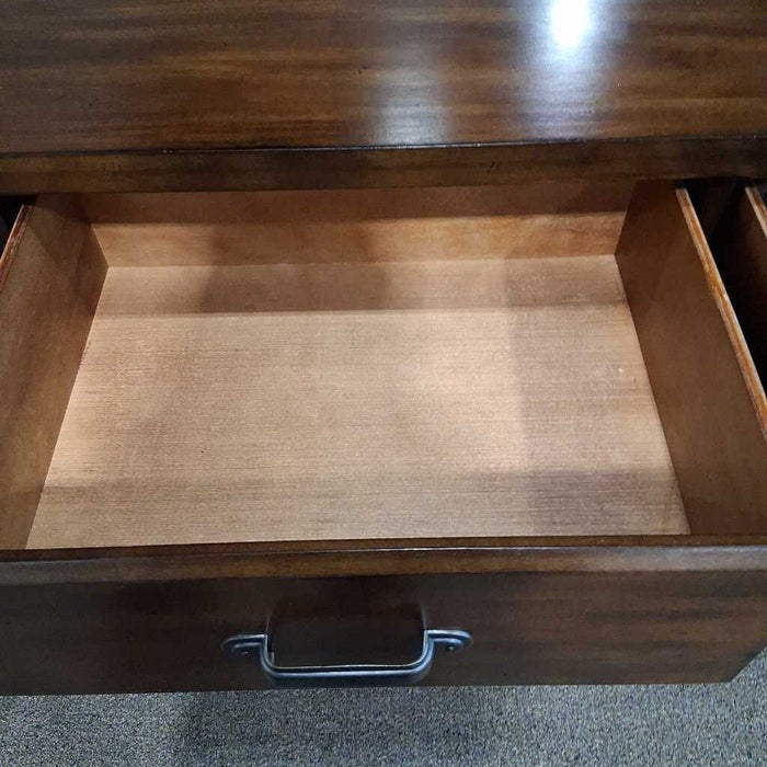 Brown Wine Cabinet on Faux Castors