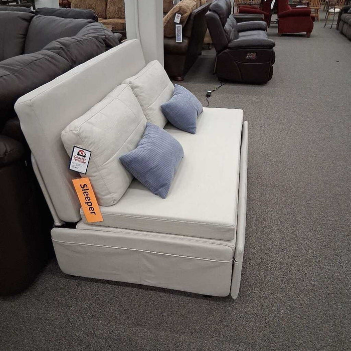 Tan Fabric Extedable Sofa Bed
