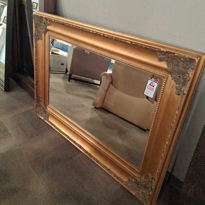 Large Gold Frame Mirror