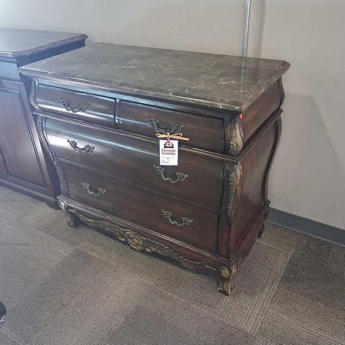 Marble Top 4 Dwr Dresser