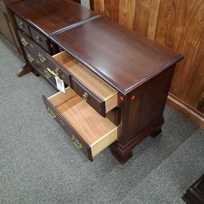 Pair Of Kincaid Cherry 3 Dwr Nightstands