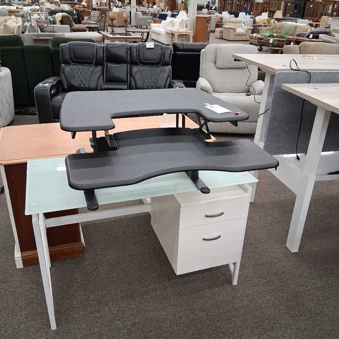 Small Black Veridesk Adj Standing Desk
