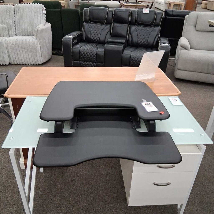 Small Black Veridesk Adj Standing Desk