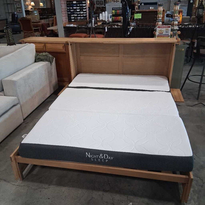 Night & Day Blonde Murphy Bed