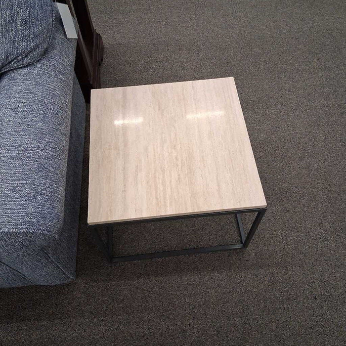 Set - Stone Top Coffee Table & 2 End Tables