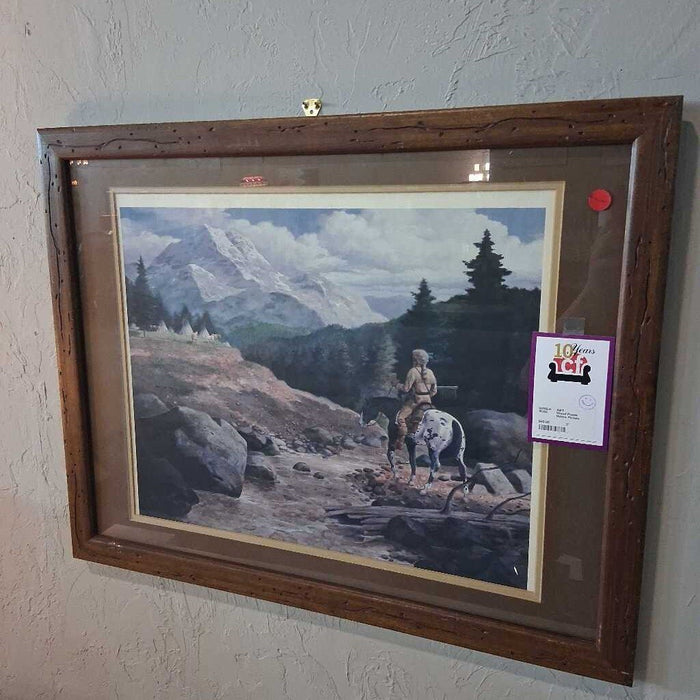 Wood Frame Native Picture