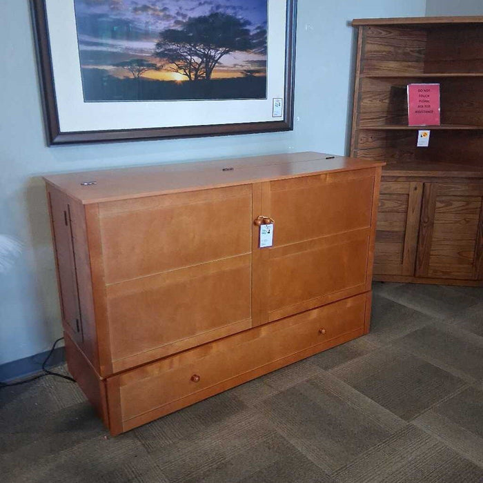Amber Frame Murphy Bed w/ Pwr
