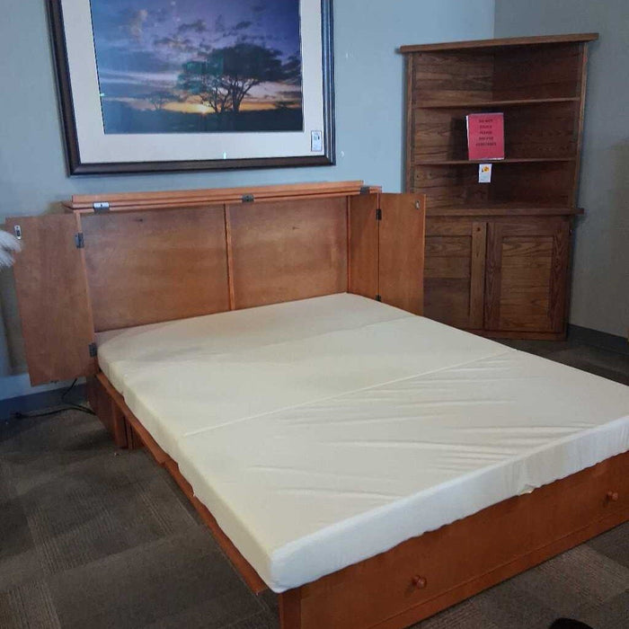 Amber Frame Murphy Bed w/ Pwr