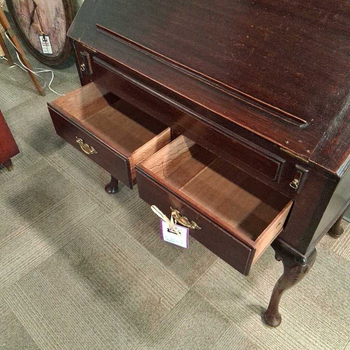 Wooden Secretary Desk w/ Hidden Storage