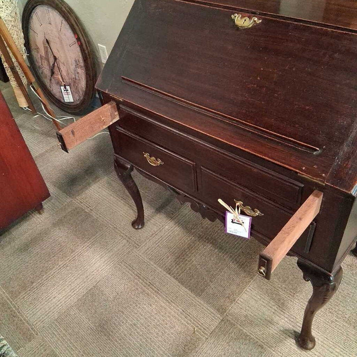 Wooden Secretary Desk w/ Hidden Storage