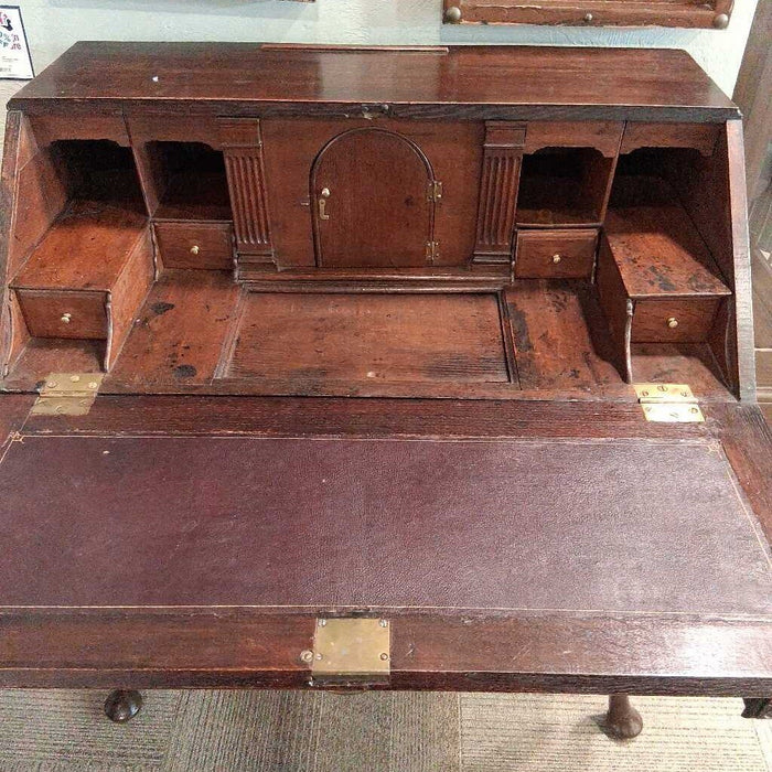 Wooden Secretary Desk w/ Hidden Storage