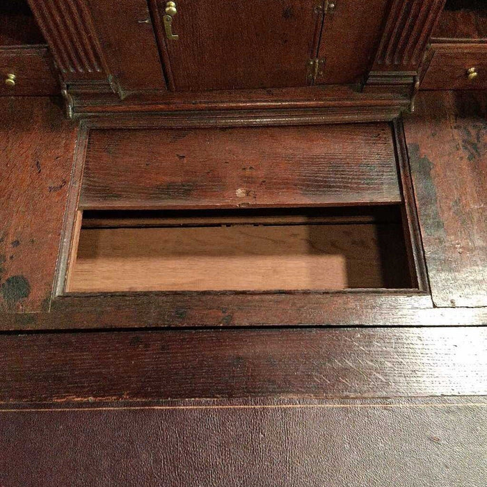 Wooden Secretary Desk w/ Hidden Storage