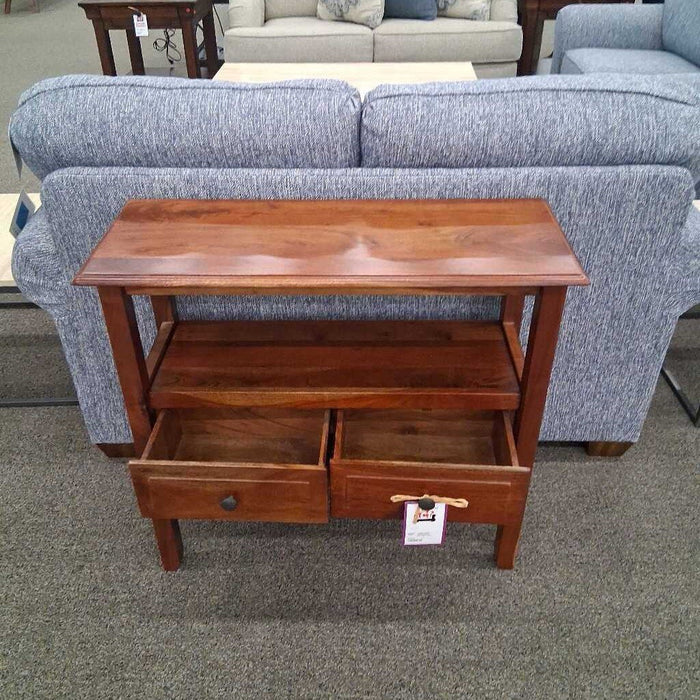 Solid Wood 2 Dwr Entry Table