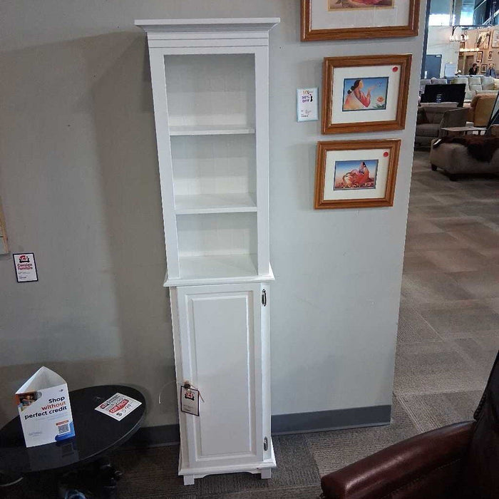 Slim White 2 Pc Cabinet