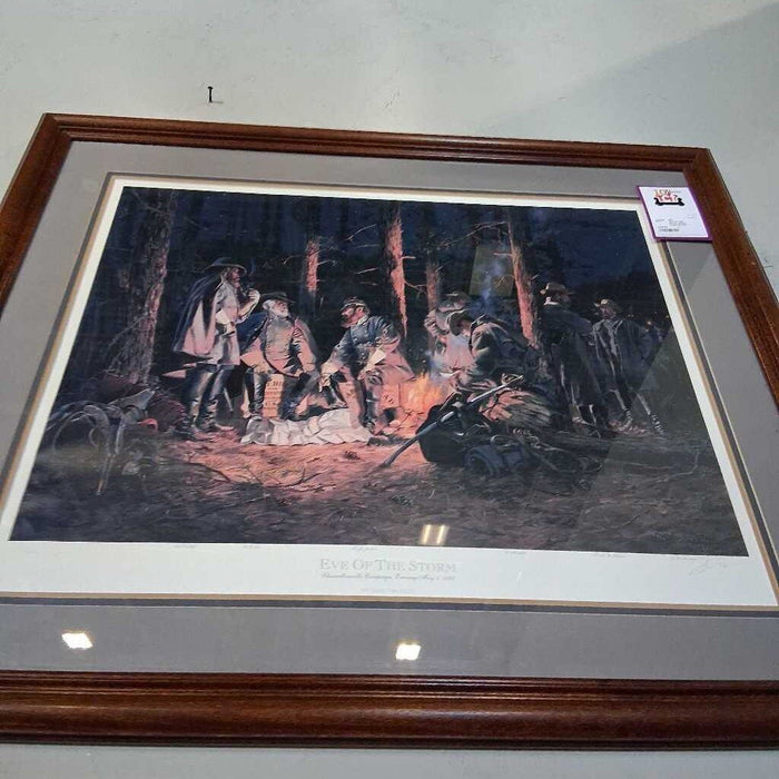 "Eve Of The Storm" Wood Frame Picture