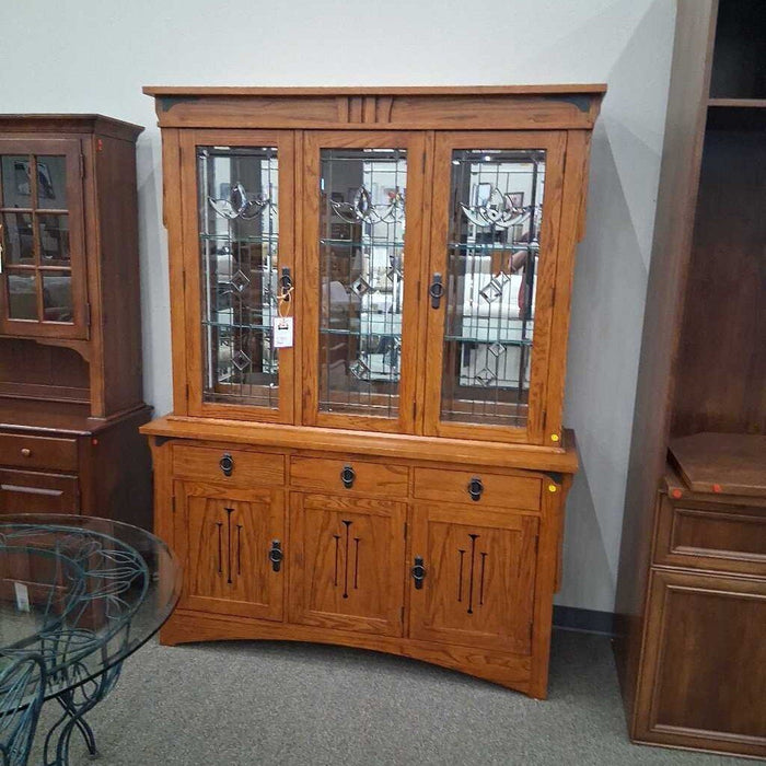 Oak Tree 2 Pc Mission Style Hutch