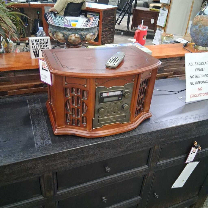 Dark Wood Record Player / Recorder