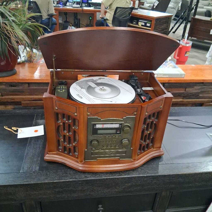 Dark Wood Record Player / Recorder