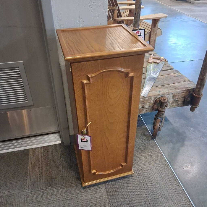 Powell Oak Jewelry Cabinet