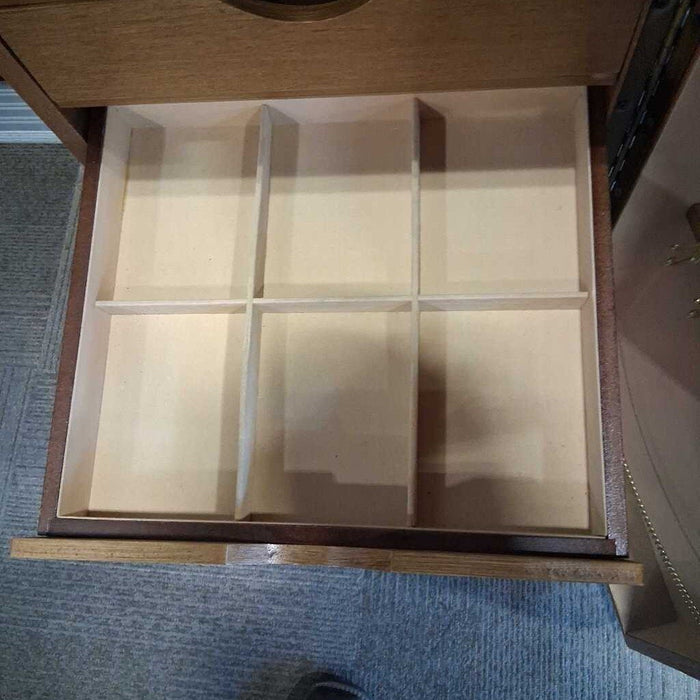 Powell Oak Jewelry Cabinet
