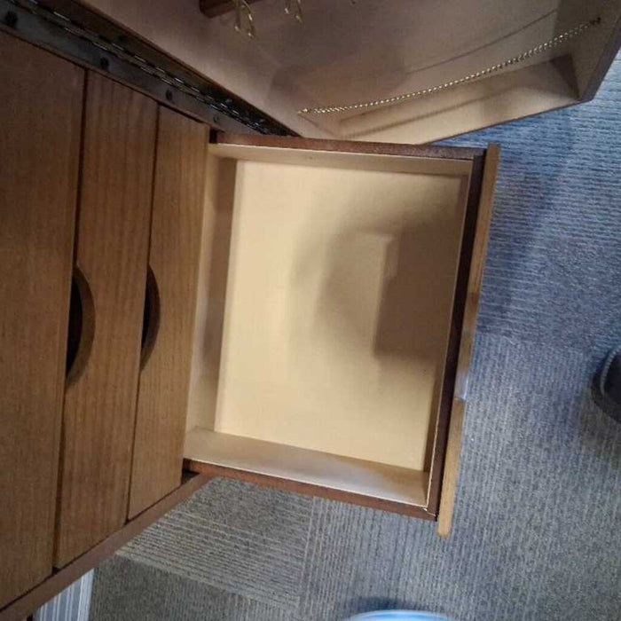 Powell Oak Jewelry Cabinet
