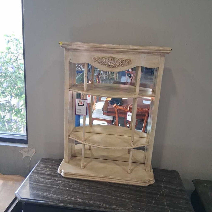 Small White Shelf w/ Mirror