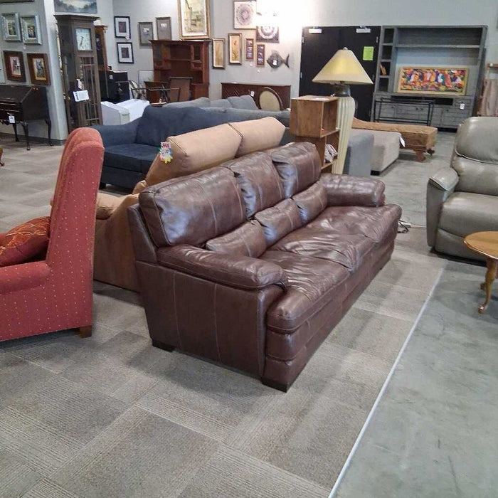 Brown Sofa (Has Wear on Seat Cusions)