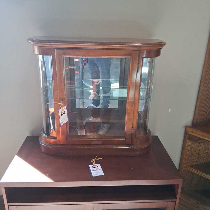 Low Wood Frame Display Cabinet
