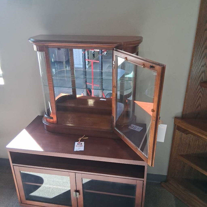 Low Wood Frame Display Cabinet