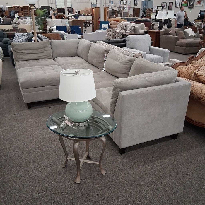 Thomasville 6 Pc Gray Sec w/ Storage Otto