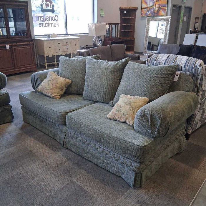 Oversized Sage Fabric Sofa