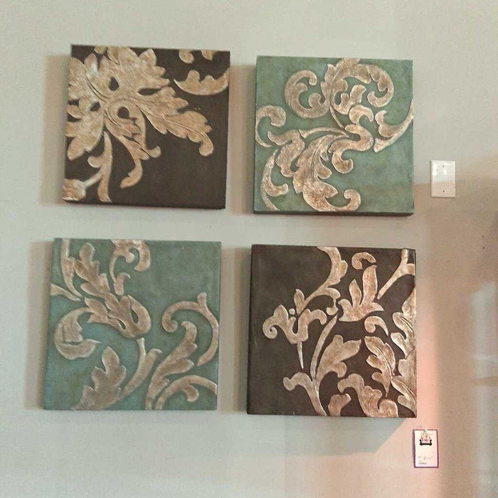 Uttermost 4 Panel Botanical Wall Art