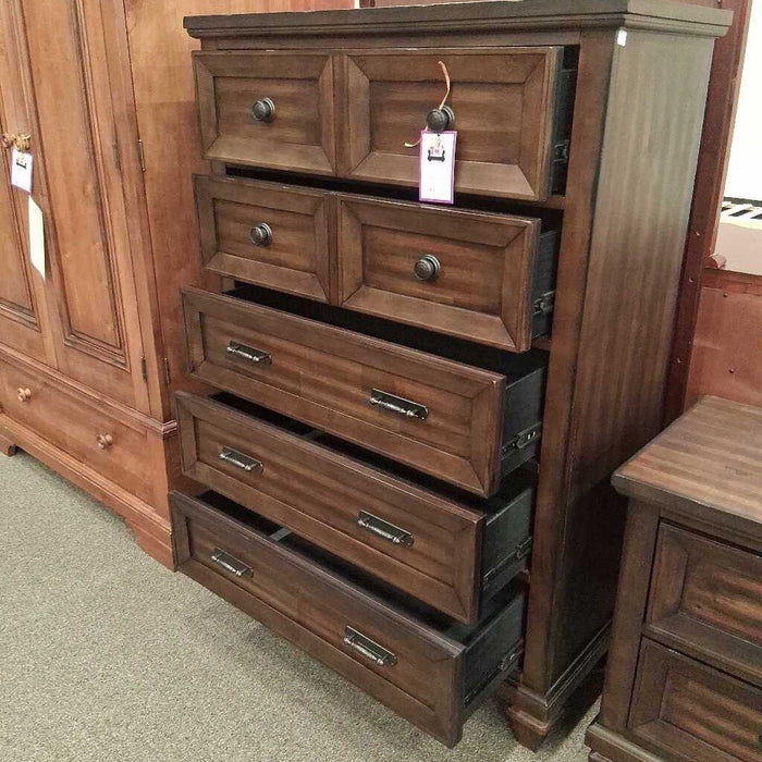 Dark Brown 5 Dwr Tallboy