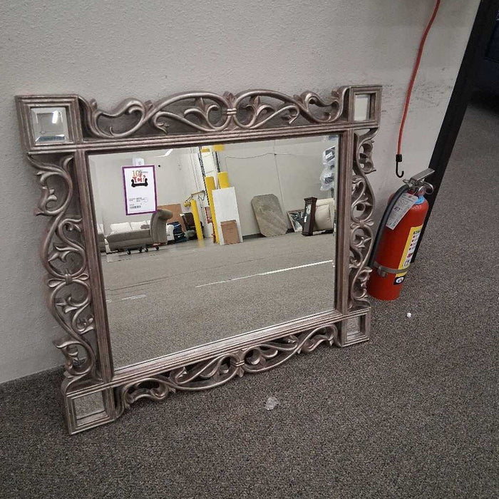 Silver Frame Mirror