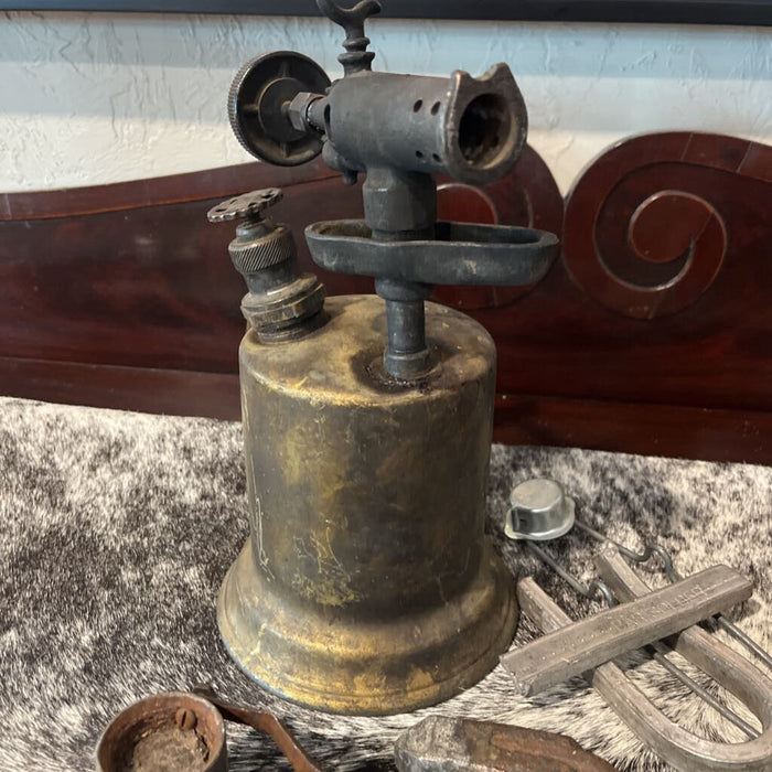 Set of 2 Antique Blowtorch