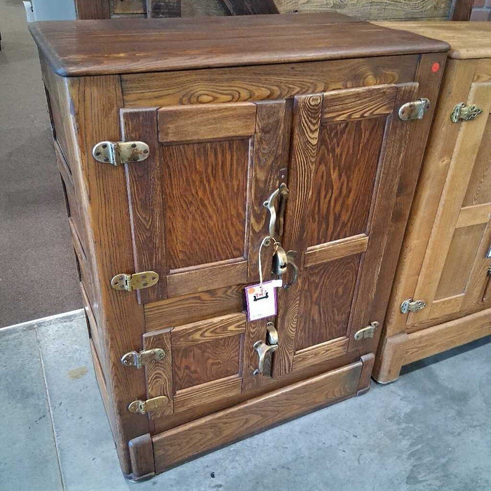 Vintage Wooden Icebox