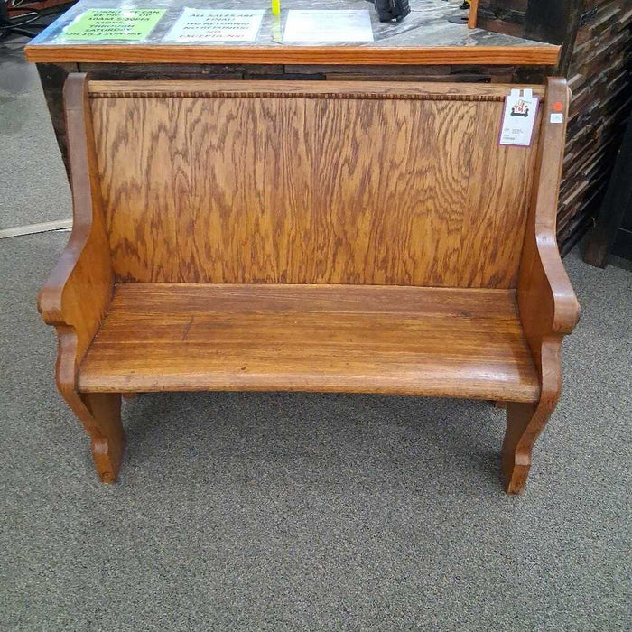 Vintage Wooden Church Pew