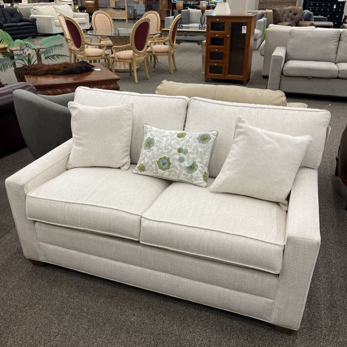White Ethan Allen Loveseat