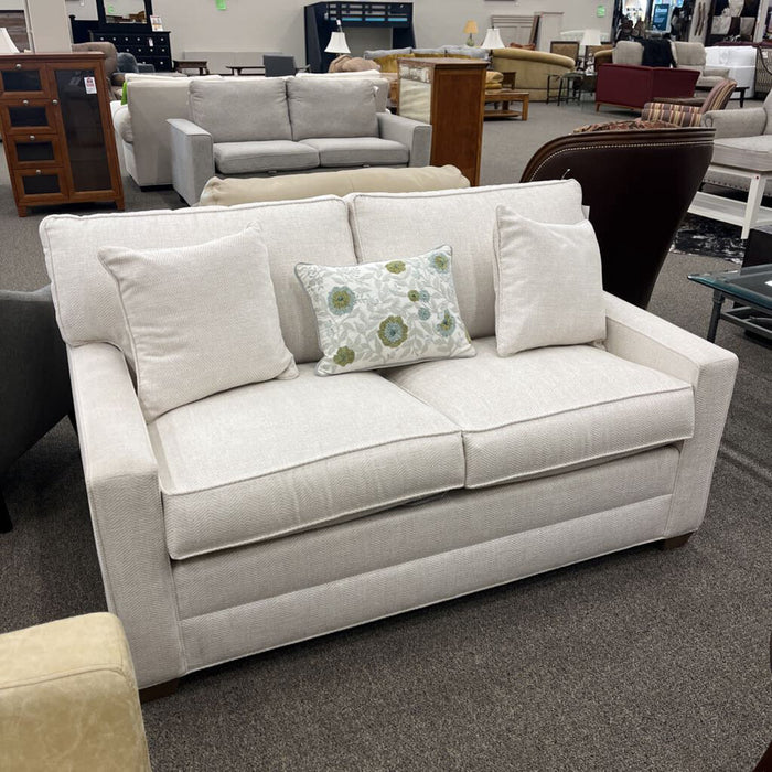 White Ethan Allen Loveseat