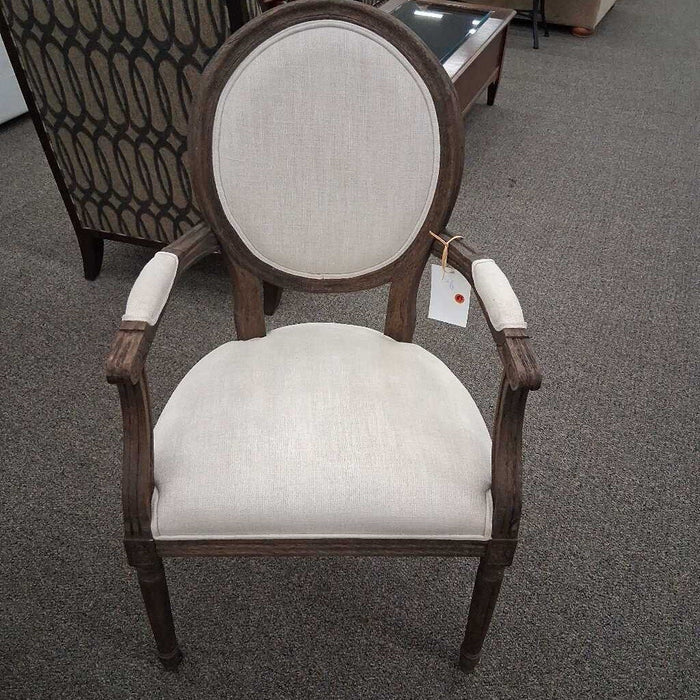 Restoration Hardware White Accent Chair