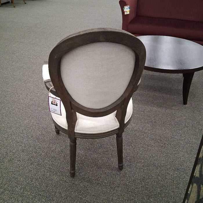 Restoration Hardware White Accent Chair