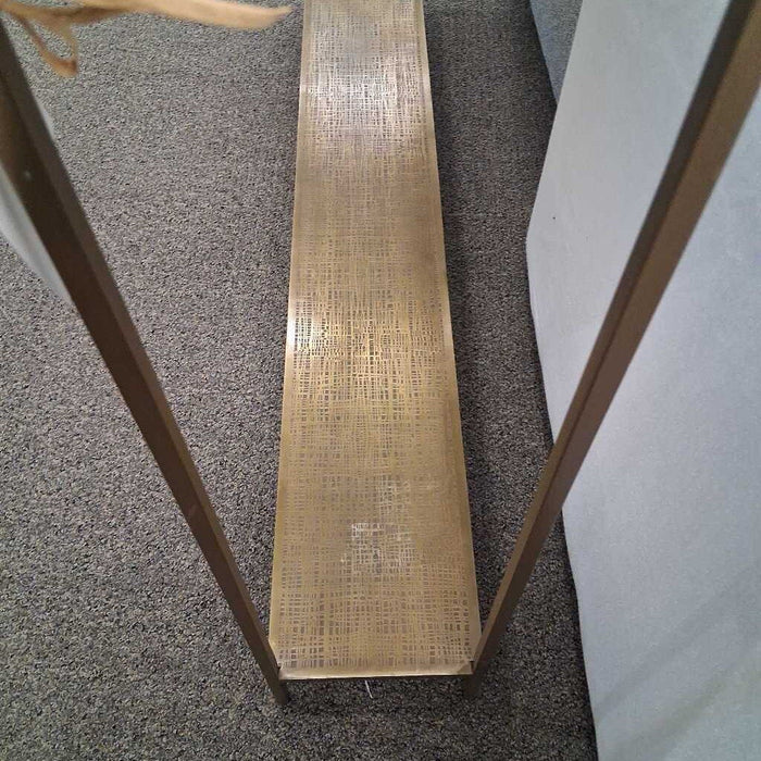Slim Gold Sofa Table