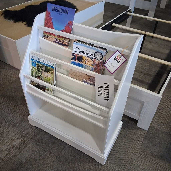 Pottery Barn White Bookshelf w/ Storage