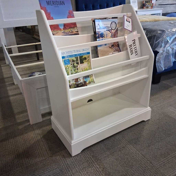 Pottery Barn White Bookshelf w/ Storage