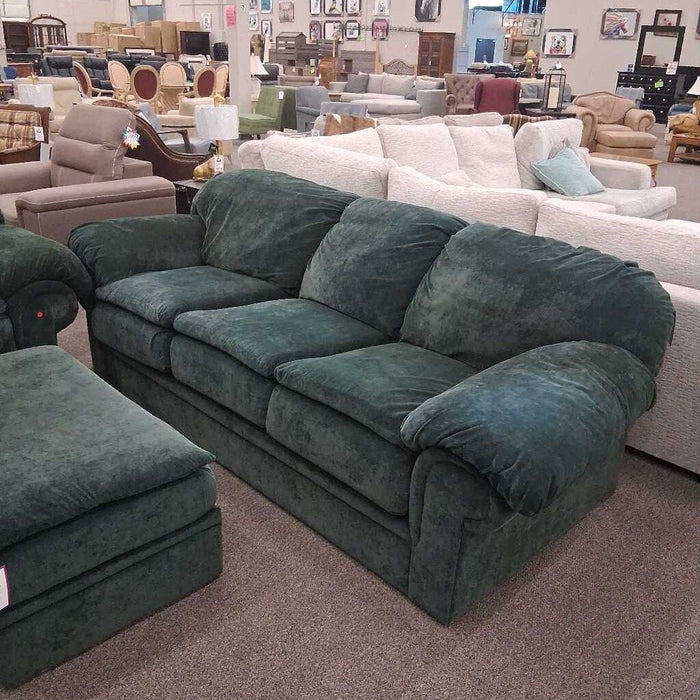 Green Fabric Sofa